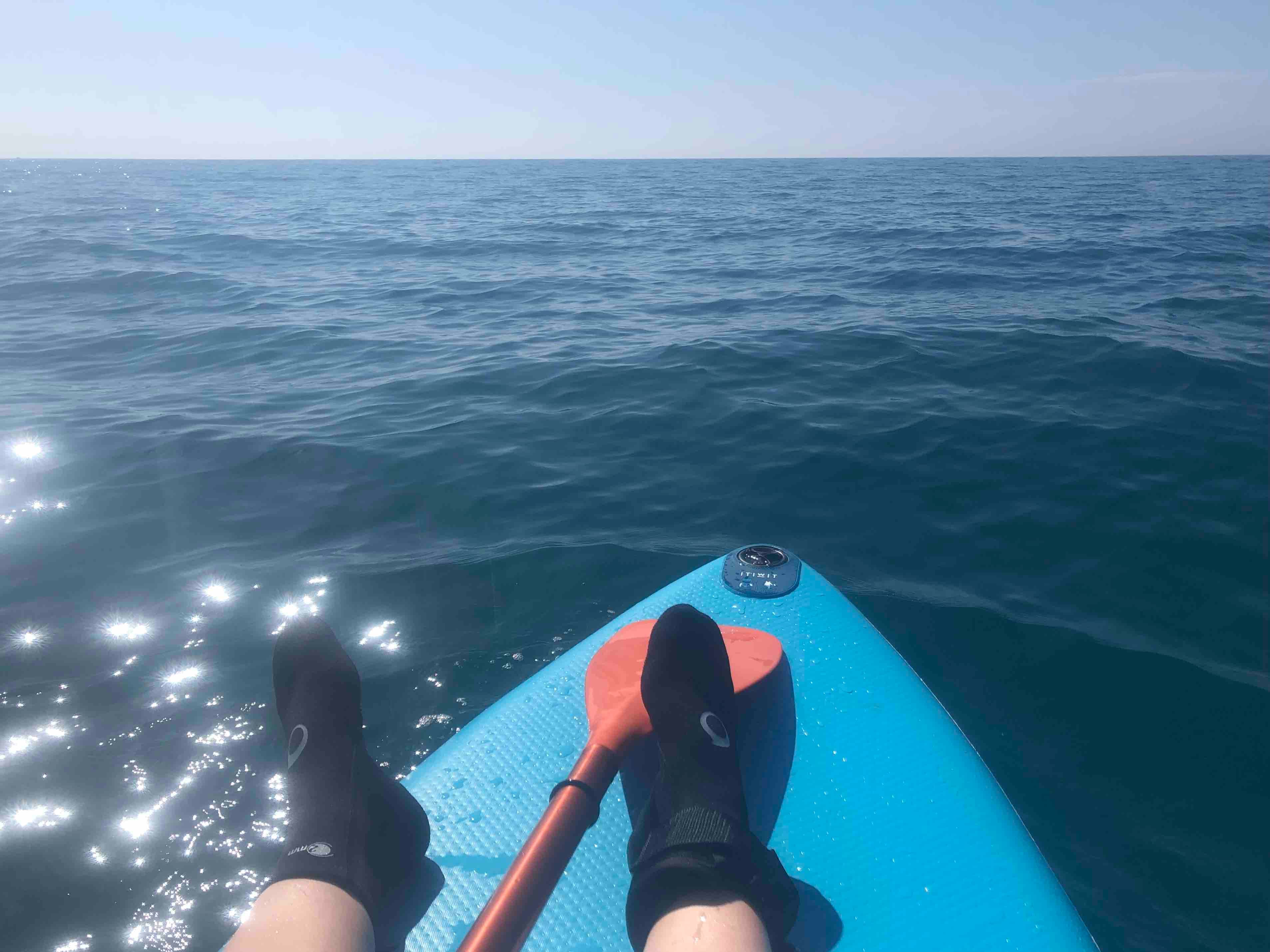 SUP vor der Tür